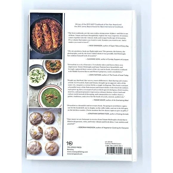 JERUSALEM A Cookbook Yotam Ottolenghi and Sami Tamimi Hardcover - Picture 3 of 9